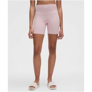 NWT Lululemon Align High-Rise Short 6" Pink Haze Yoga Biker Workout Gym Size 10